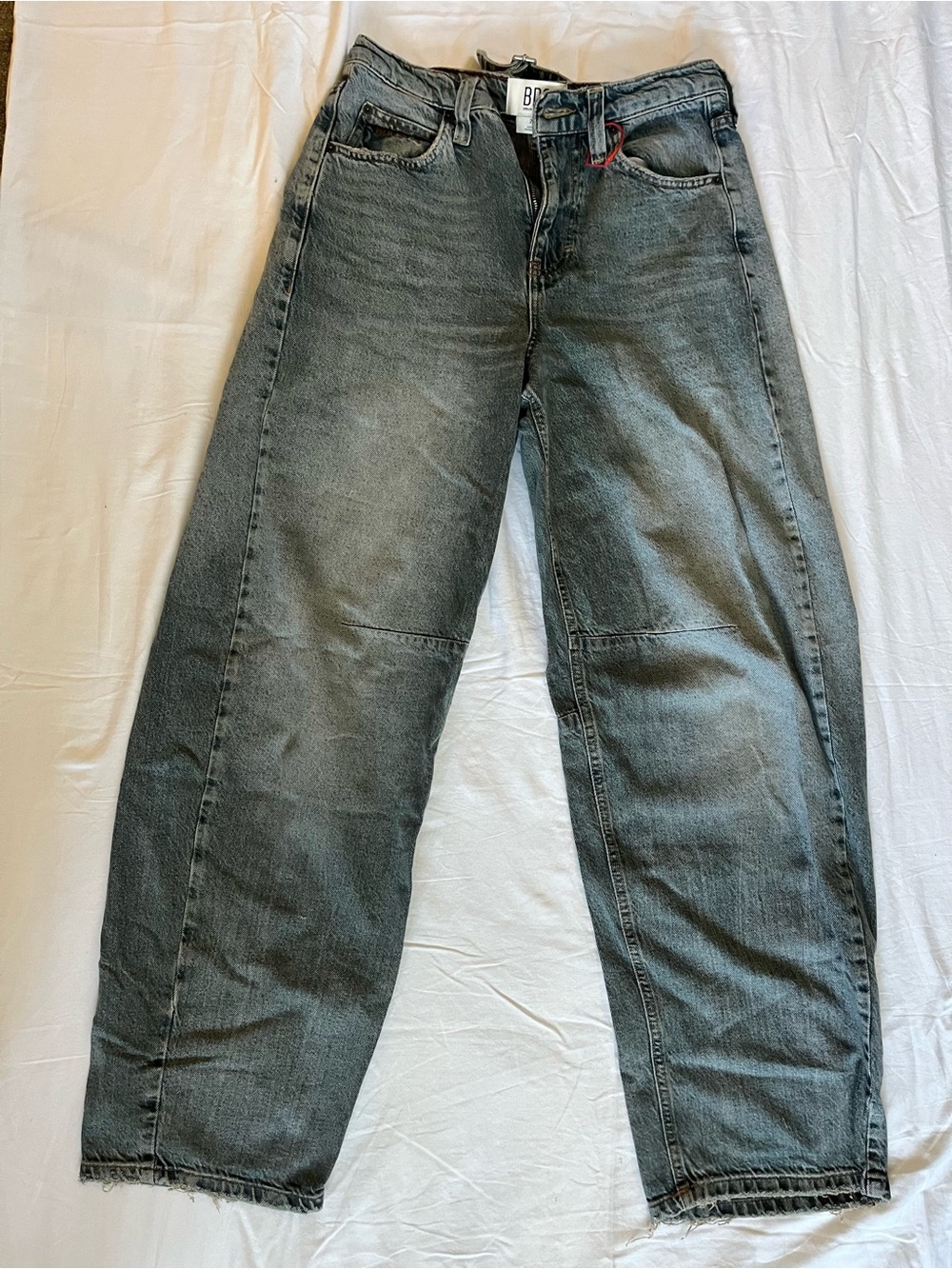 Urban Outfitters Women's Straight Leg Washed Gray Jeans